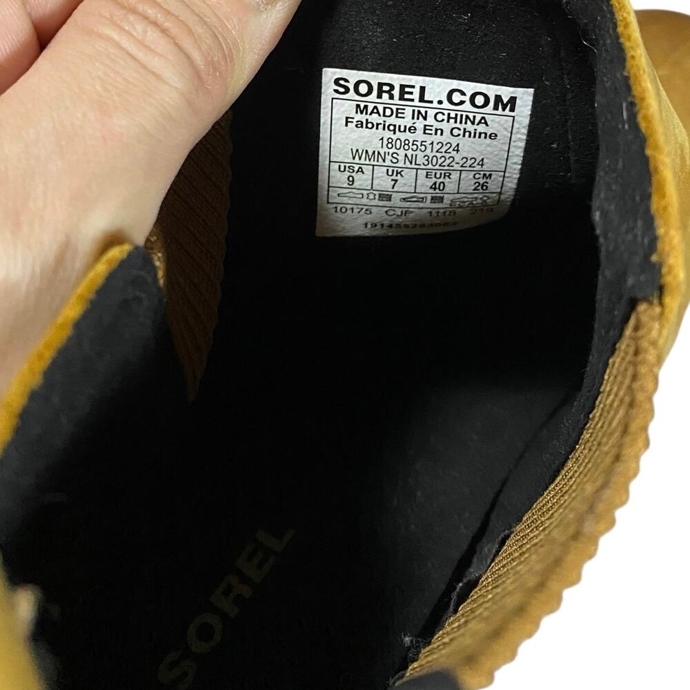 Sorel Joan Of Arctic Waterproof Chelsea Wedge Boots - 9 - Picture 7 of 7